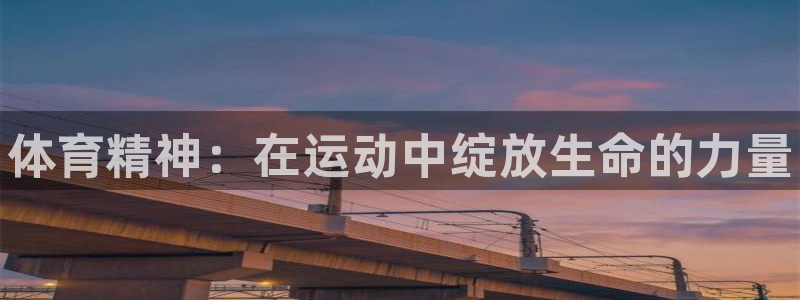 yy易游官网下载平台APP：体育精神：在运动中绽放生命的力量