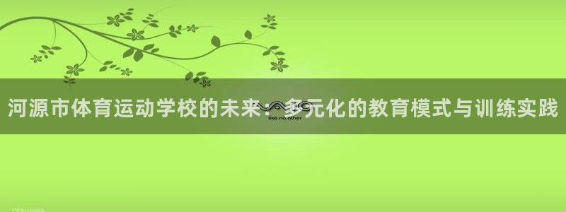 yy易游官方正版app科技：河源市体育运动学校的未来：多元化