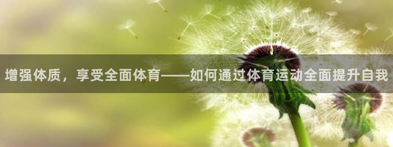 yy易游官方正版app集团：增强体质，享受全面体育——如何通